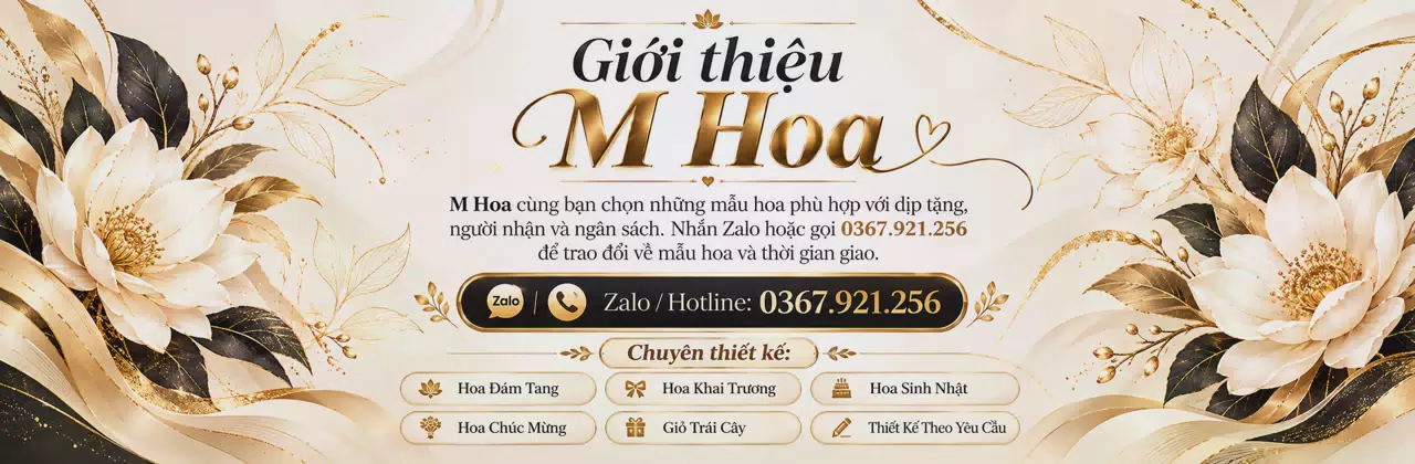 Ảnh bìa Shop hoa tươi Phường Hồng Quang Ninh Bình - Trao hoa đẹp, gửi điều thân thương